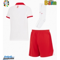 Polen Hjemmedraktsett Barn EM 2024 Kortermet (+ Korte bukser)